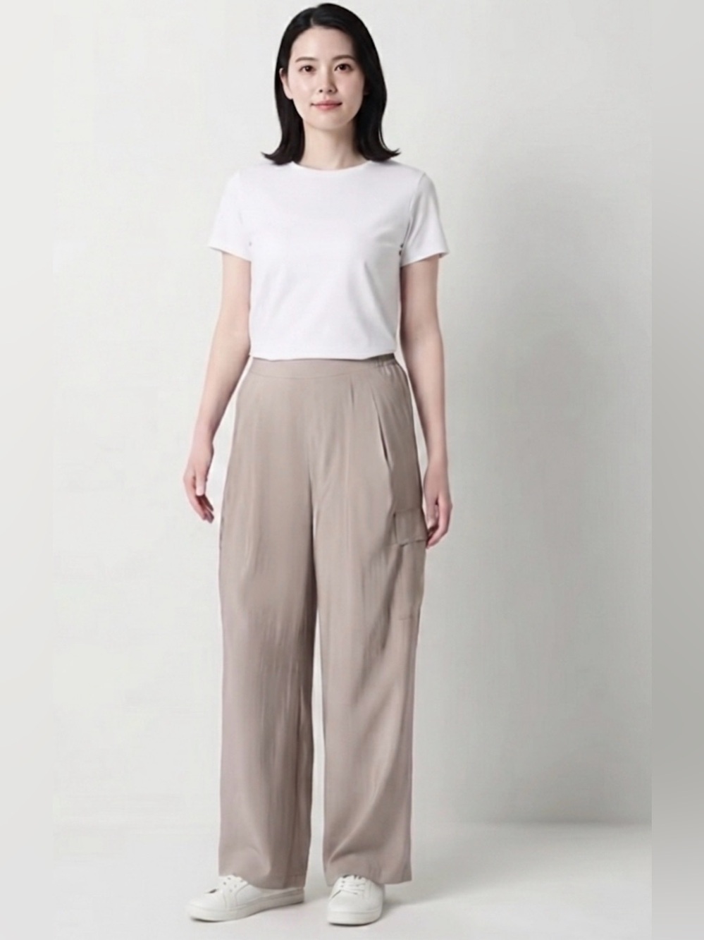 Stylus Womens Wide Leg Cargo